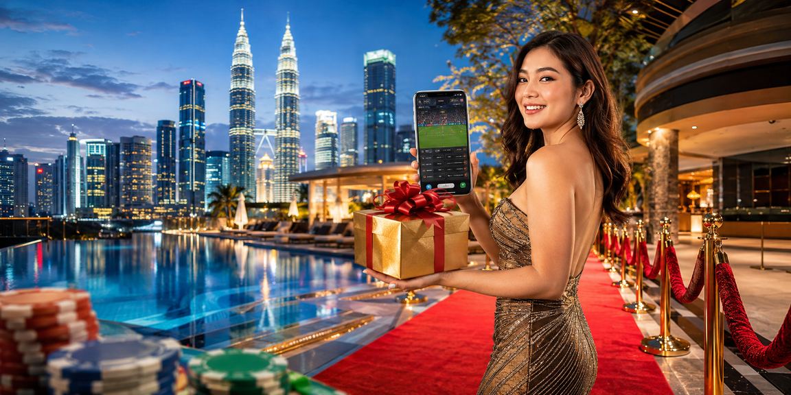 Kuala Lumpur user registering a 1440 account on a smartphone to enjoy mobile casino games